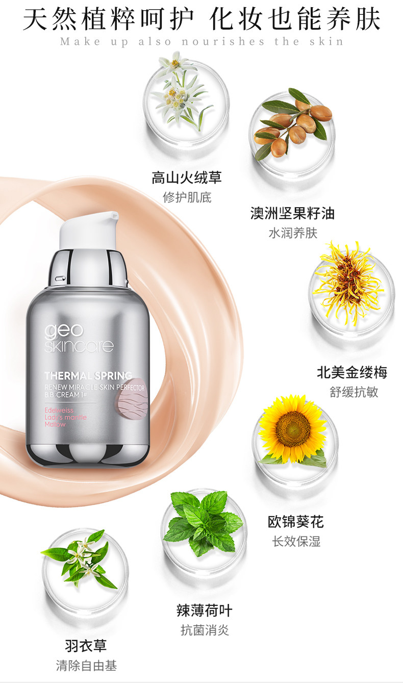 新西兰进口 纽西之谜 水凝清润隔离霜 50g 图2
