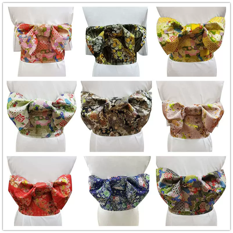 Cute Japanese belt, accessories with bow