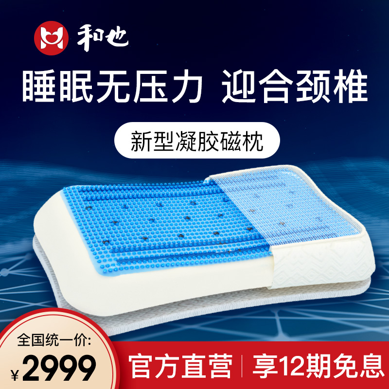 Heye New Gel Magnetic Pillow Sleep Memory Foam Support Neck Pressure Pillow Adult Sleep