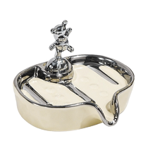 Internet celebrity soap box drain soap dish cartoon creative light luxury household hand washing toilet bathroom soap storage rack