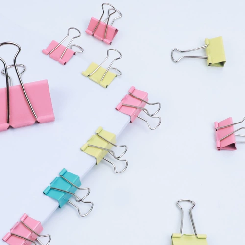 Смешанный комплект, папка, большие маленькие универсальные смешанные канцтовары для офиса из нержавеющей стали, 50мм