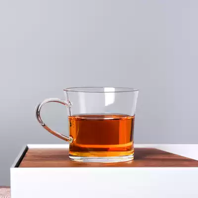 Wu Zhen heat-resistant glass teacup small Cup transparent band cup tea bowl kung fu tea set Master Cup single