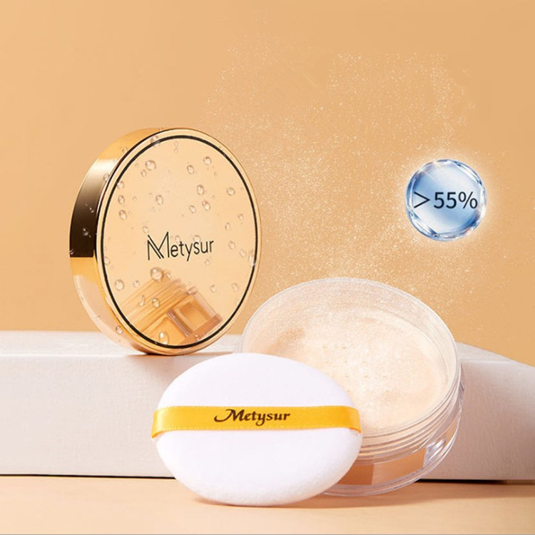 French Lanxi air honey powder loose powder makeup powder female long-lasting oil control waterproof anti-sweat concealer does not take off makeup oily skin