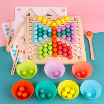 Mont Clip Beads Special for Delicate Action Training Kindergarten Early Teach children Puzzle Power Toy Moving Brain