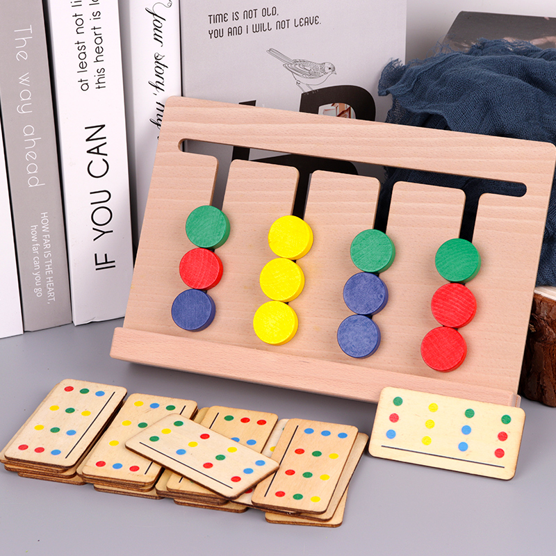 Children's logic thinking training is developed 3 - 5 years old 6 boys and girls baby Mon's early teaching brain toys