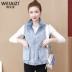 Áo vest nữ mới size lớn 2020 mùa xuân và mùa hè nhỏ tay áo denim không tay - Áo vest