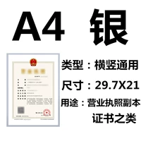 A4 Серебро (21*29,7 см)