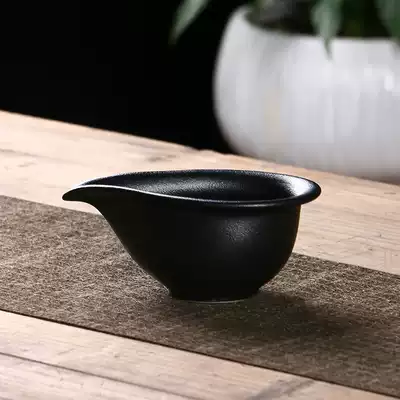 Haoyue ceramic fair cup tea division kung fu tea set black pottery tea sea tea cup tea cup fair Cup