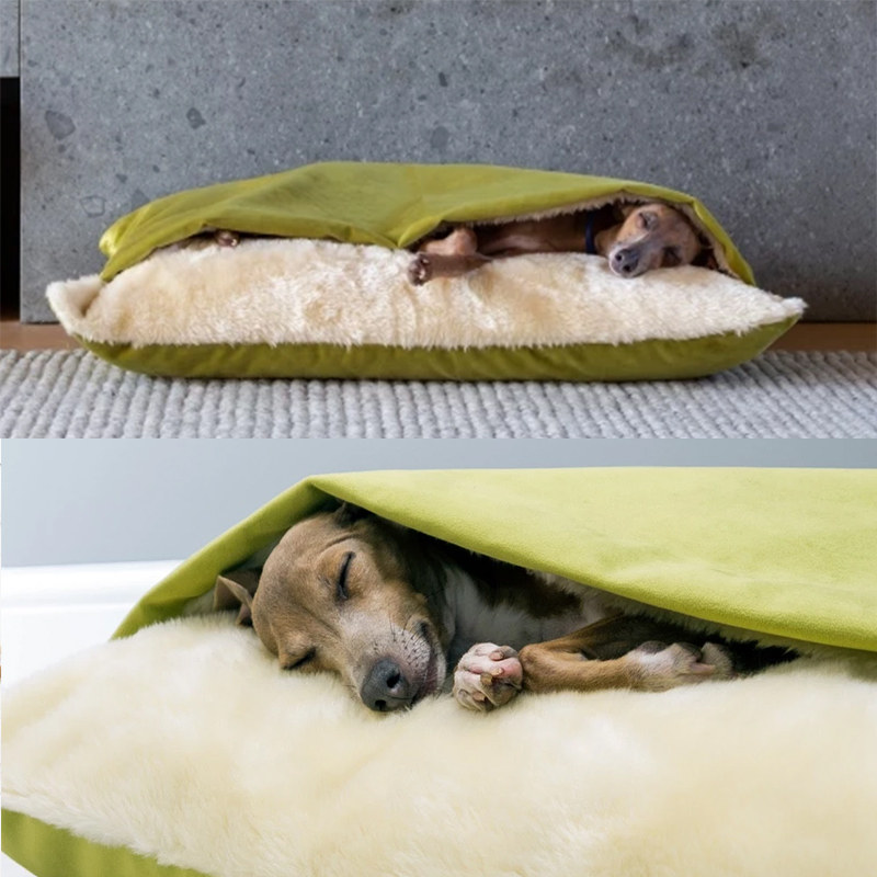 Kennel winter warmth Detachable and washable four seasons universal small dog teddy Fado large sleeping bag Pet dog mattress