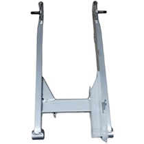 适用五羊本田锋影125弯梁摩后轮平叉摇臂架 减震器固定摆臂平衡架