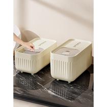 Rice barrel anti-insect and moisture-proof household food grade seal 30 catty rice tank rice cylinder flour storage tank rice containing box