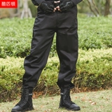 Черные летние тактические штаны, свободный крой, облегающий крой