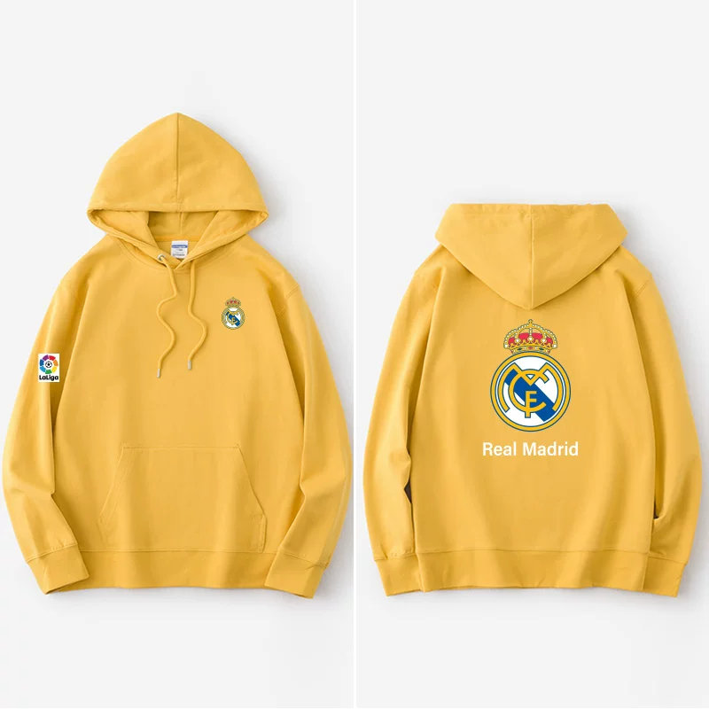 Футболка Real Madrid из Ла Лиги Real Madrid униформа команды Real Madrid толстовка с капюшоном для молодежи свитшот пуловер