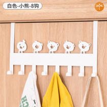 Door rear hook hanger Hanger Containing Hook Lengthened Finishing Bedroom Hanging Clothes Hook Back Hanging Room Door Style Cloakable