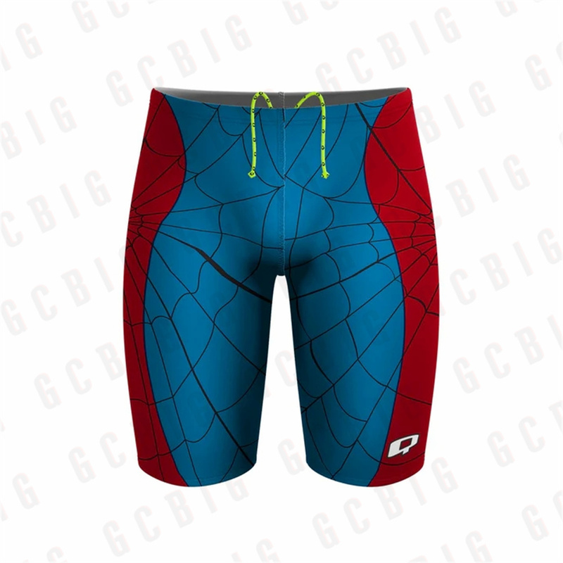 Men's Square-Leg Swimming Trunks, Professional Surfing Sports Competition Racing Swimming Trunks, Quick-Drying Sunscreen Shorts, Fashionable Beach Pants