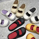 Baotou half-drag girls summer 2023 new thick-soled slip-on feeling outer wear cute temperament EVA sandals women summer