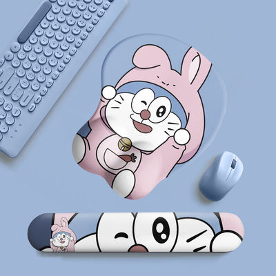 Original rabbit silicone wrist mouse pad, wrist keyboard hand rest, office silicone mouse pad for girls