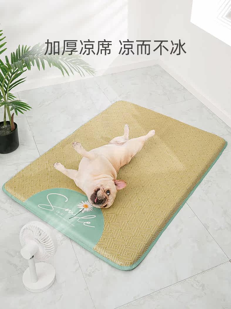 Pet Mat Summer Dog Sleeping Mat Cat Cooling Ice Mat Removable and Washable Summer Mat Dog Mat Floor Mat Kennel