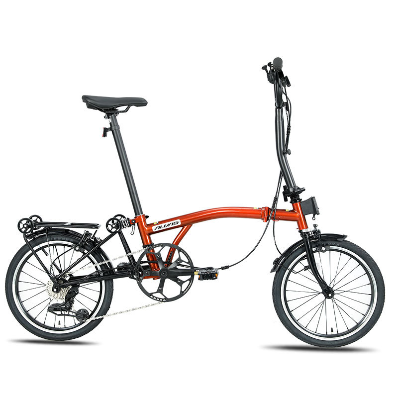 Alvas Portable 70% off Foldable Zz3 Small Wheel Adult Retro Commuter Bike 7-Speed Bicycle 16inch Ultra-Light Mobility Scooter