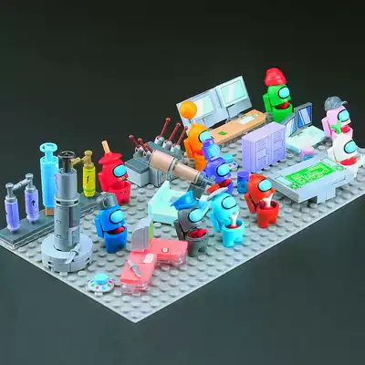 Space Werewolf Murder building block eating chicken battlefield out of print rare character boy third party assembly toy