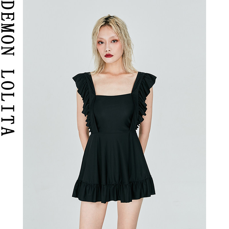 Swimsuit Women summer 2021 new fashion belly thin sexy one-piece swimsuit conservative cover meat large size swimsuit