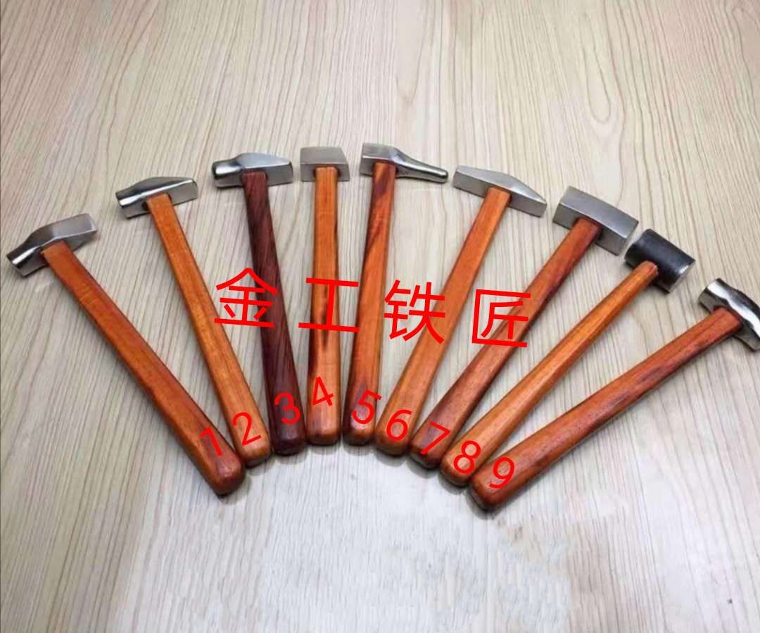 Dali Bai Silver Handmade Hammer Engraving DIY Making Hammer Wood Water Spotting Hammer Tool Craft Gift Decoration