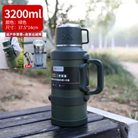 Зеленый 3200 мл [6 фунтов воды]+расширенный фильтр, чтобы отправить ремешок, чтобы перевернуть воду ★ Внешняя крышка, чтобы пить воду