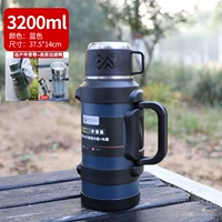 Синий 3200 мл [6 фунтов воды]+расширенный фильтр, чтобы отправить ремешок, чтобы перевернуть воду ★ Внешняя крышка, чтобы выпить воду