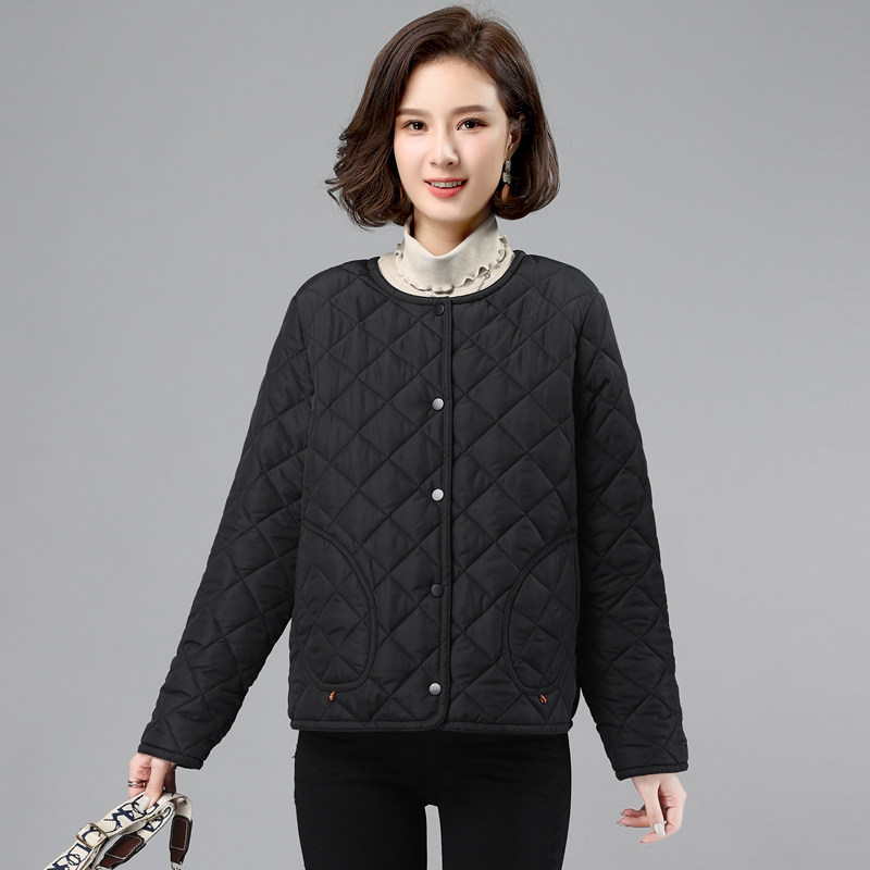 Heat coat woman in spring and autumn 2022 new Han edition loose thin mom assembled lightweight thin cotton