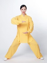 Xiuhua Daoyuan Wudang Daofu suit linen Taiji clothing high-quality clothing Taoist martial arts performance clothing Zen practice