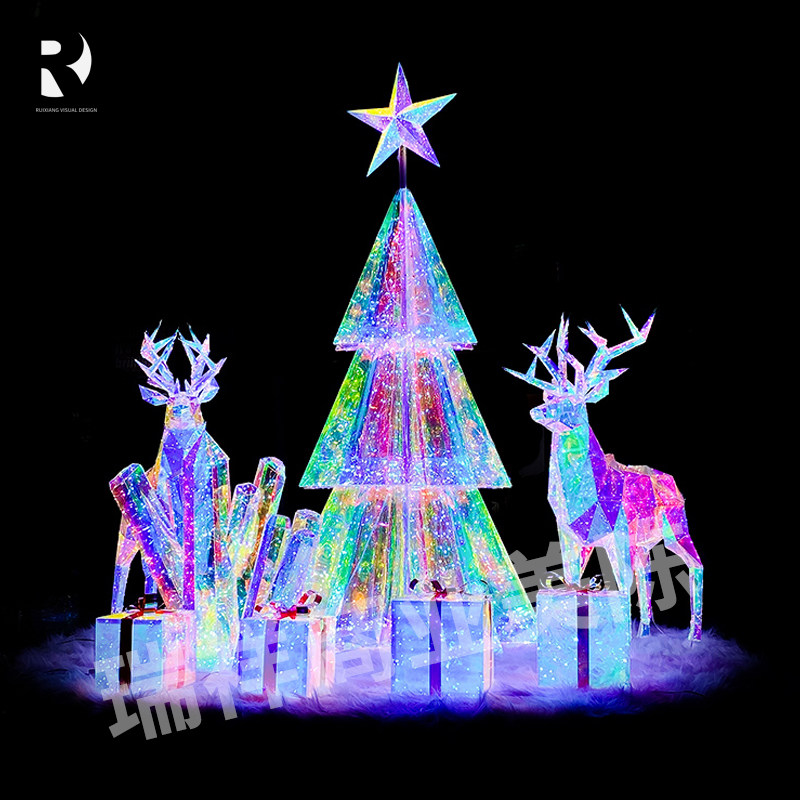 Christmas Festival Winter Chen Theme Outdoor Premium Christmas Tree Decoration Scene Decoration Decoration Item Mall Decoration