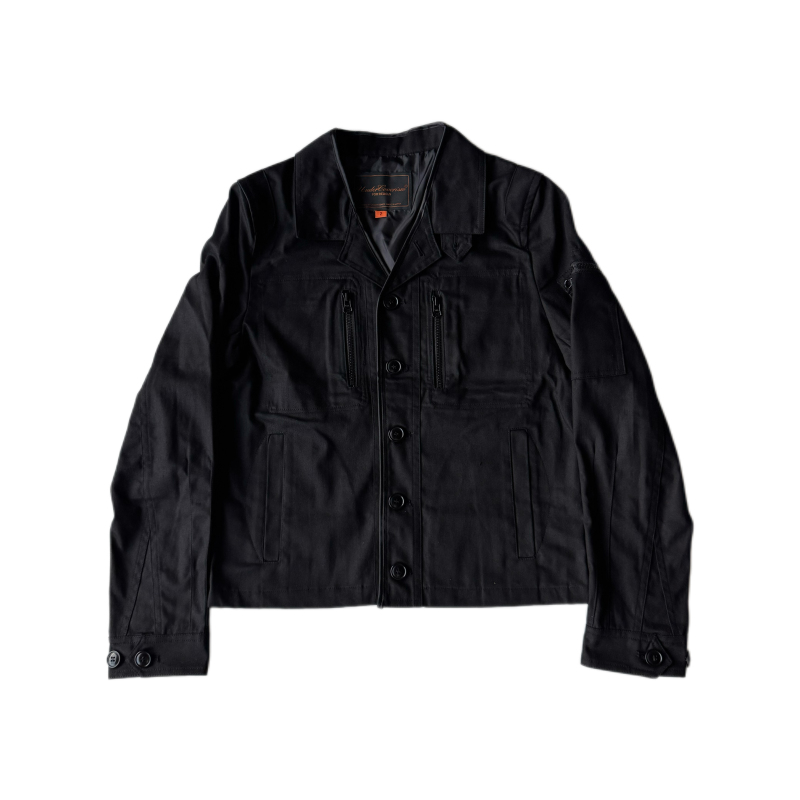 [Restocking] Kky7 Undercover 07Ss Purple Edition Black Button Shoulder Patch Jacket