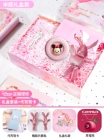 Minnie Fan One Fan [Подарочная коробка Unicorn+изысканная подарочная сумка+шесть творческих поздравительных открыток+желание кроликов]