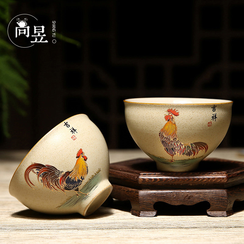 Jingdezhen Ceramic Cylinder Cylinder Cup 2.8 billion color-made pure hand - painted handmade master cup cup cup tea cup