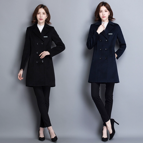 Шерстяное пальто, длинный комбинезон, средней длины