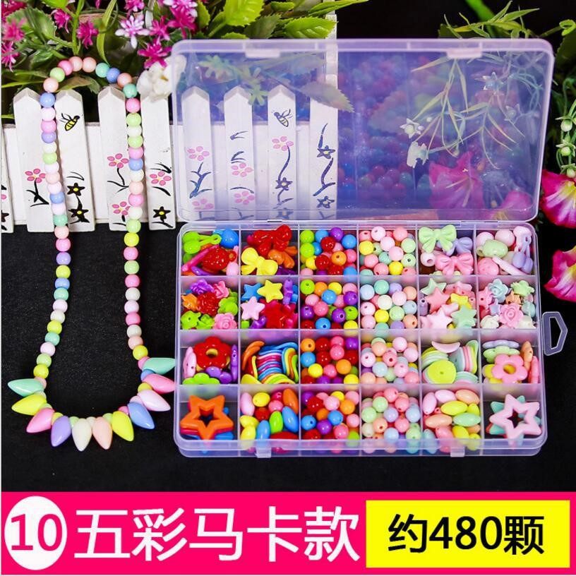 Exercise baby finger fine motor training toy sense system teaching aids children beaded diy handmade girls