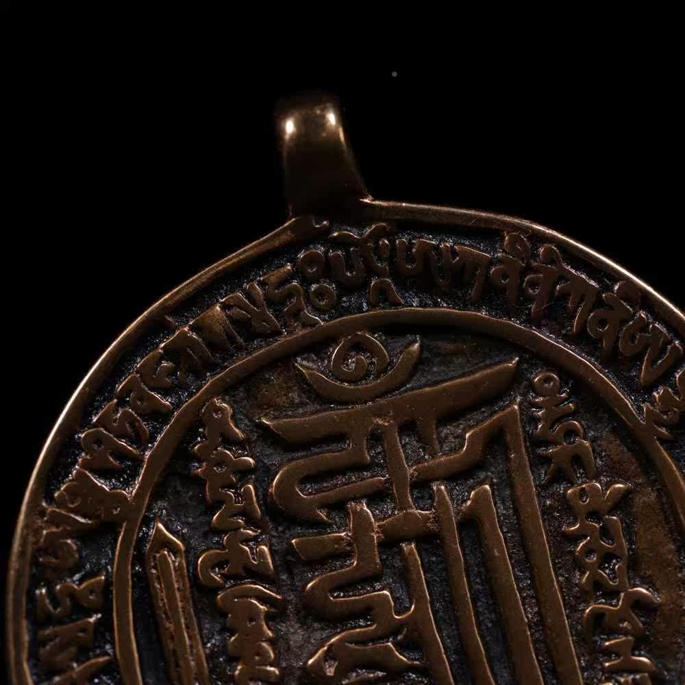 Hanging style self-purple large ten HOS phase pendant copper hanging tag