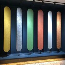 Window art paint display rack wallpaper screen paint water-based simulated stone latex paint sample rotating display rack