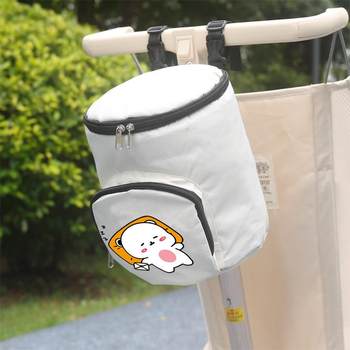 Baby trolley hanging bag universal baby walking artifact storage bag children's tricycle storage basket storage hanging bag accessories