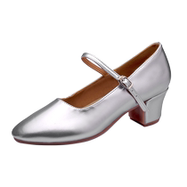 Uyghur gold-heeled ethnic dance shoes Tibetan dance square dance shoes Uyghur modern dance shoes Xinjiang dance shoes