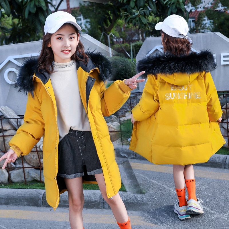 女童棉服2019冬装新款韩版洋气棉袄中大童儿童装女孩加厚棉衣外套