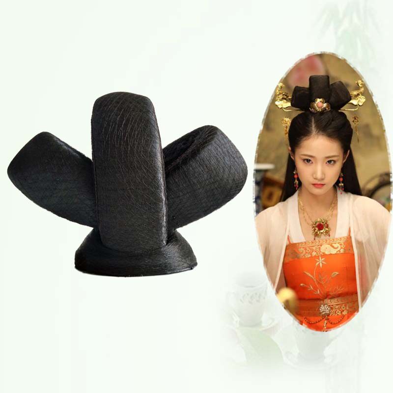 Lig Ancient Dress Wig Three Petals Fairy Flower Styling COS Ancient Wind Photo Gallery Writing Real Stage Performance Flying Sky Hair