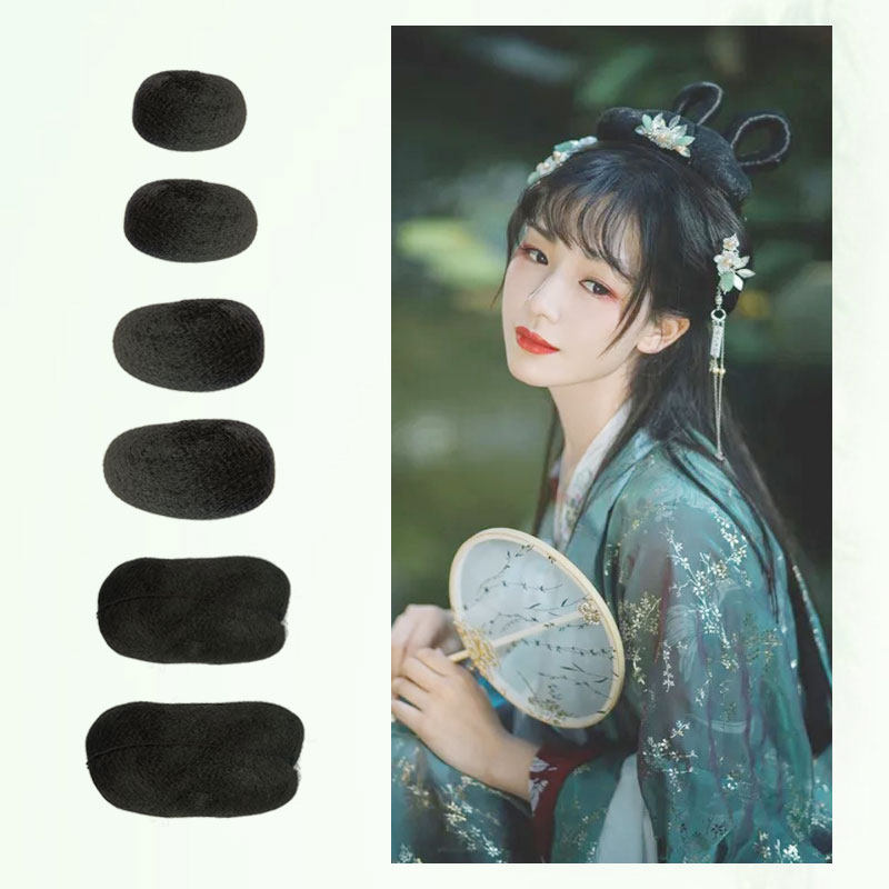 Lig Ancient Dress Styling Wig Full Hair Hairserve Pad Hair Styler Casual Kneading Hair Bag Film And Film Studio Gufeng Bag-Taobao