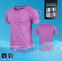 Summer quick-drying T-shirt custom round neck short sleeve running culture advertising shirt printing logo work clothes custom-made