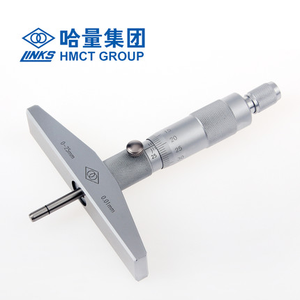 Kazakh depth micrometer 0-25 0-100mm precision 0-01 depth spiral micrometer gauge 