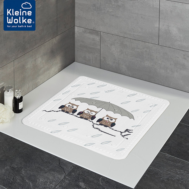 Kleine Wolke Germany Import PVC Cartoon Owl Bathroom Shower Floor Padded Makeup Room Anti-Slip Mat