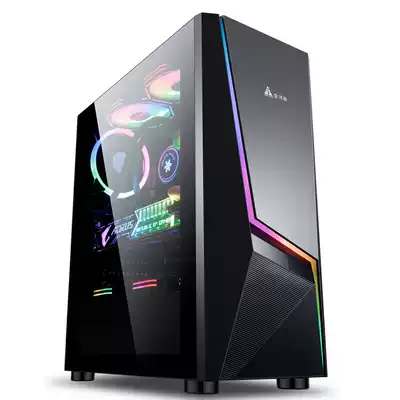 Jinhetian Raytheon desktop computer main case side through main case atx shell matx water-cooled small main case empty box