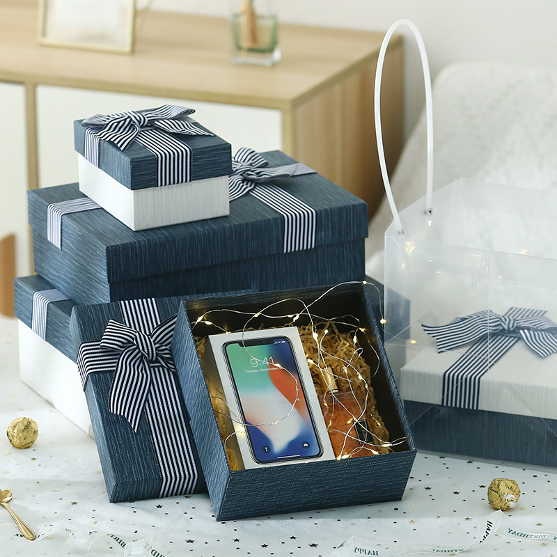 Gift box ins style gift box packaging box rectangular empty box birthday gift box empty box for boyfriend large size