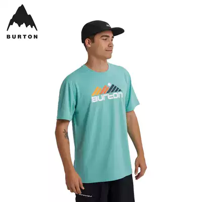 BURTON Burton MEN's SPORTS SHORT-sleeved T-shirt BOTTOMING SHIRT round neck breathable breathable 217591