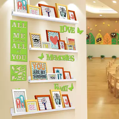 Shelf Photo wall decoration creative living room dining room wall Photo book wall 5 inch 7 inch 10 inch shelf for photo frames